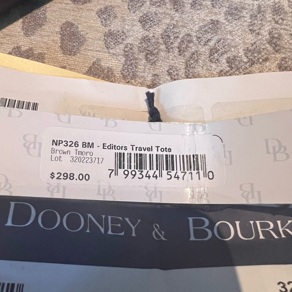Dooney & Bourke Editor’s Travel Tote Retail $298 - Picture 11 of 12